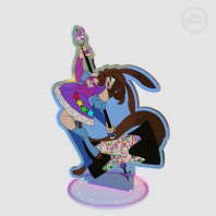 Confetti Rainbow Acrylic Standee