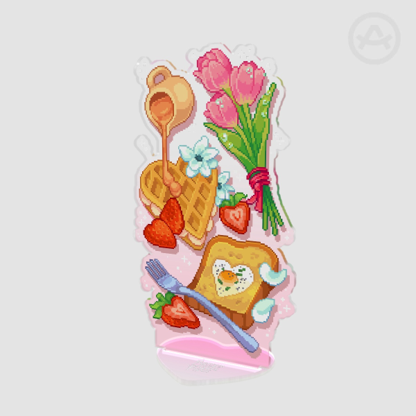 🧇 Breakfast of Love Acrylic Standee - Original Art