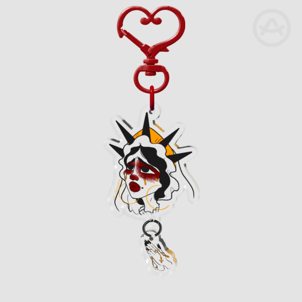 Pray Acrylic Keychain