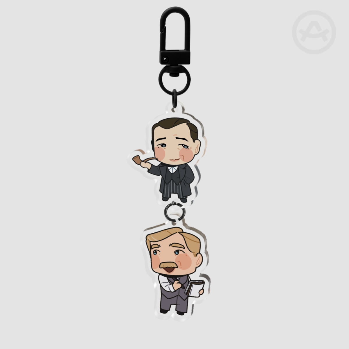 Johnlock duo keychains