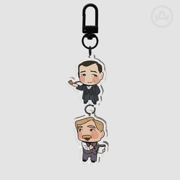 Johnlock duo keychains
