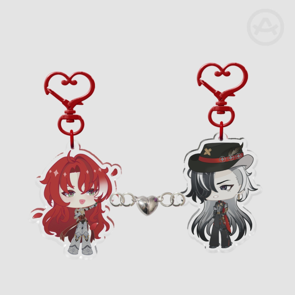 Argenti & Boothill heart Keychains