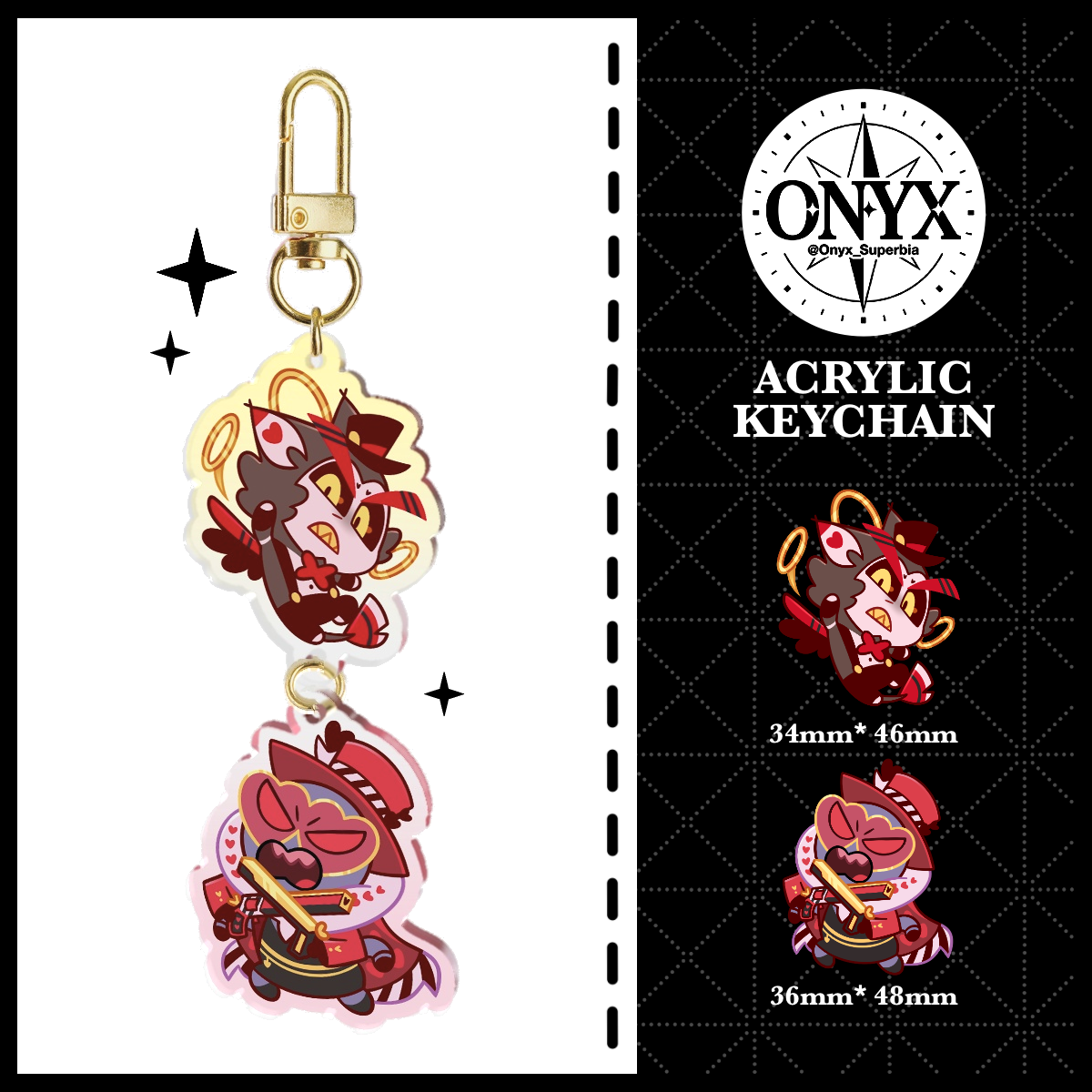 Valentino vs Husk • Connection Acrylic Keychain