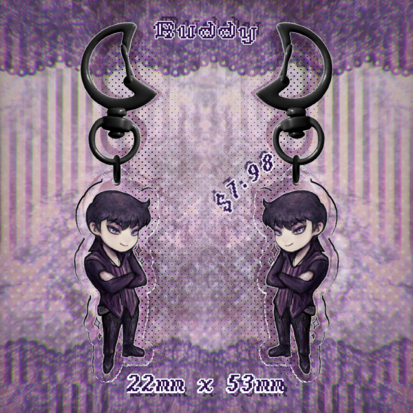 buddy keychain (22mm x 53mm)
