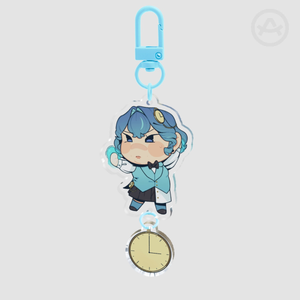 Stopwatch keychain