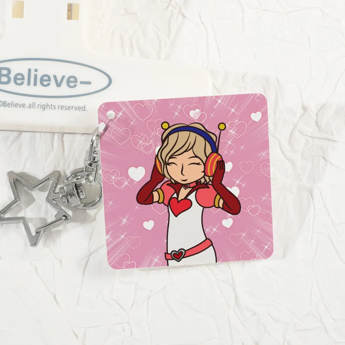 Princess Heart Lenticular Pendant