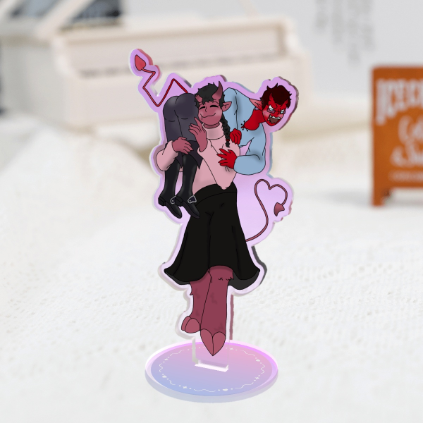 Portia and Atlas Standee