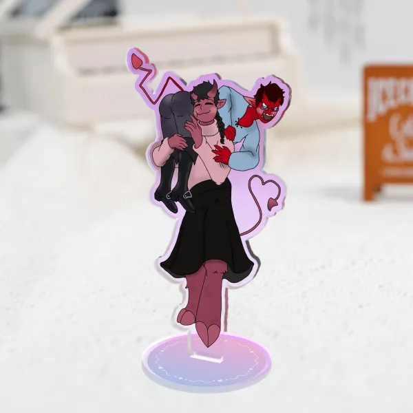 Portia and Atlas Standee