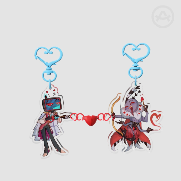 StaticMoth (VoxXValentino) Cupid's Bow Acrylic Keychain