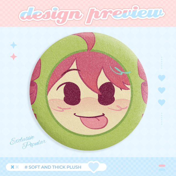 Teto Pear Plush Badge