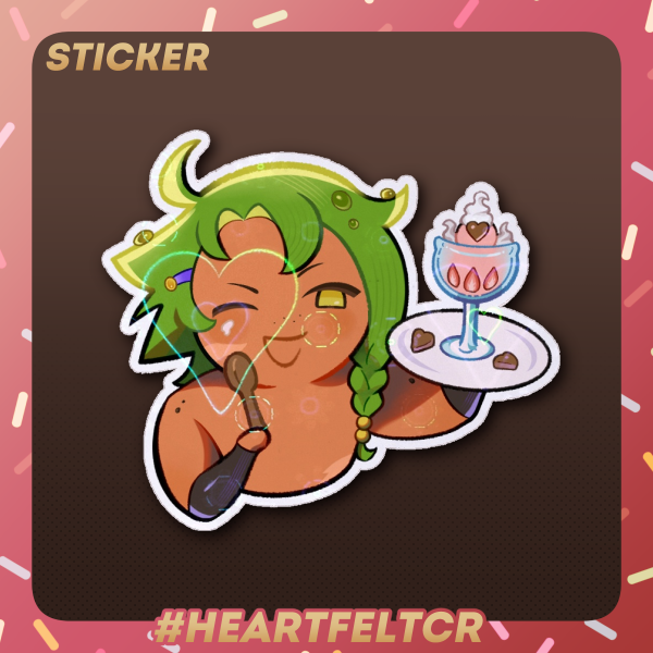 Olive Oil Cookie Sundae Sticker