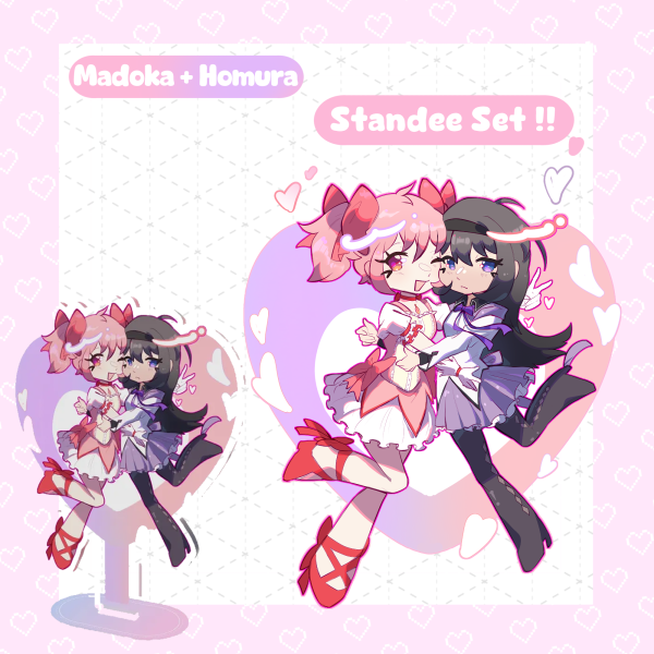 Madoka and Homura basic Acrylic stand