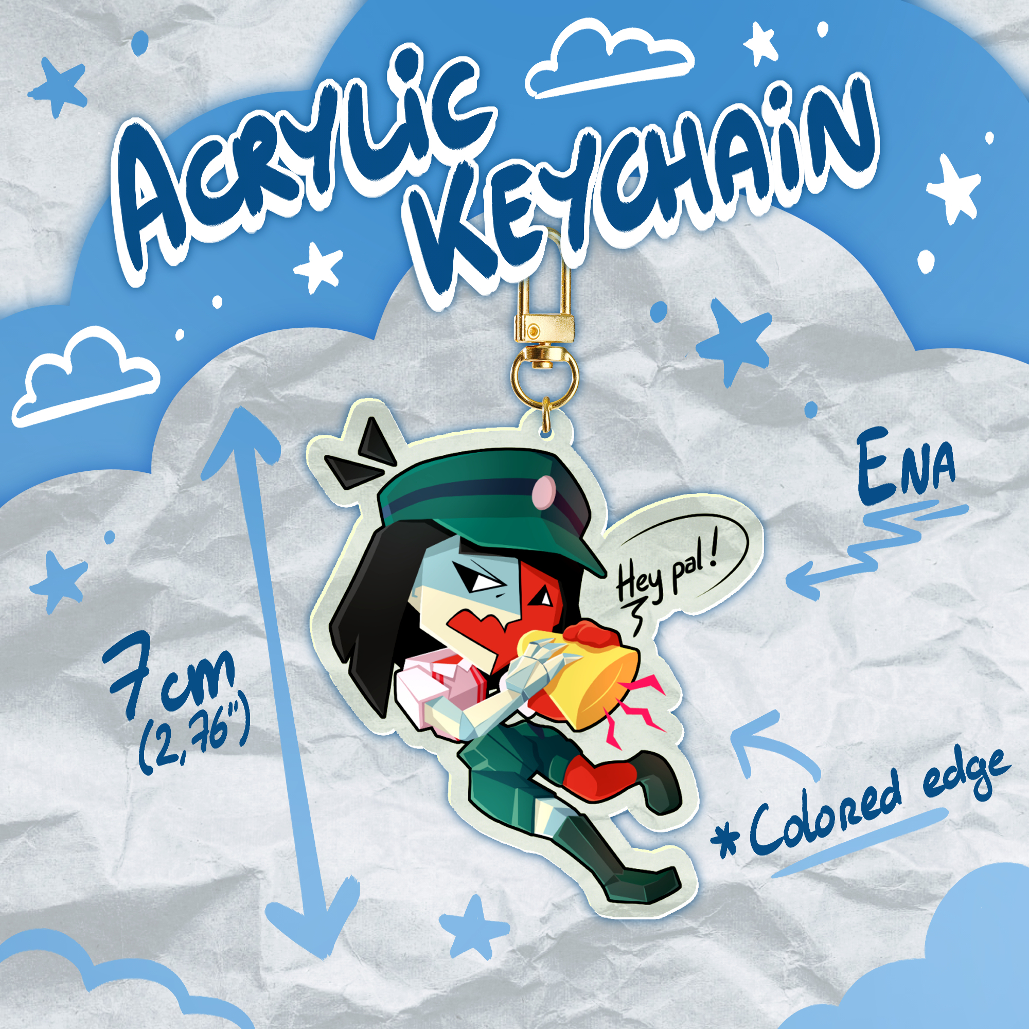 ENA - ENA Dream BBQ Acrylic Keychain