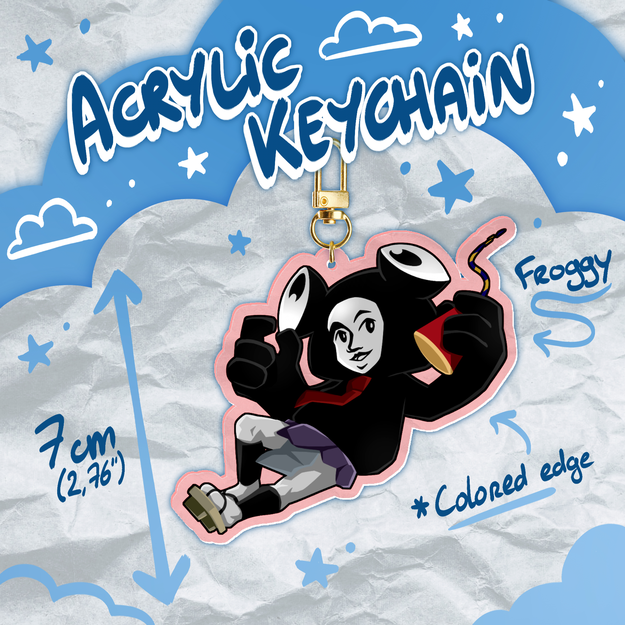 Froggy - ENA Dream BBQ Acrylic Keychain
