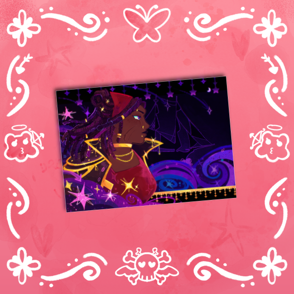 Elizabeth Lafayette Poster A4