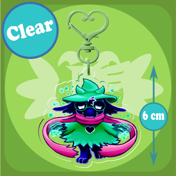 Ralsei Casting a Spell - Llavero / Keychain