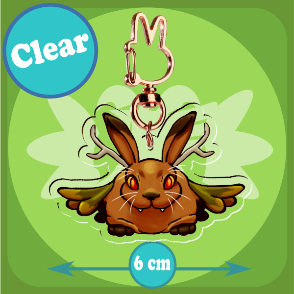 Jackalope / Wolpertinger - Llavero / Keychain