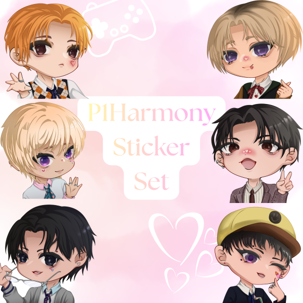 P1HARMONY sticker set