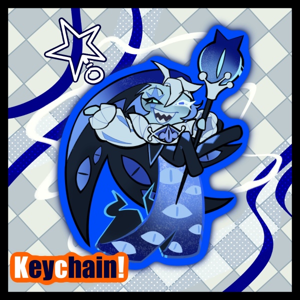 Shadow Milk cookie Keychain