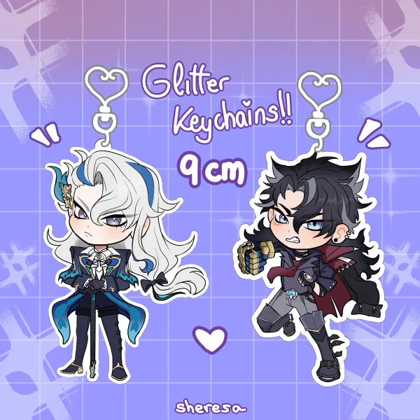 Wrio and Neuvi matching keychains