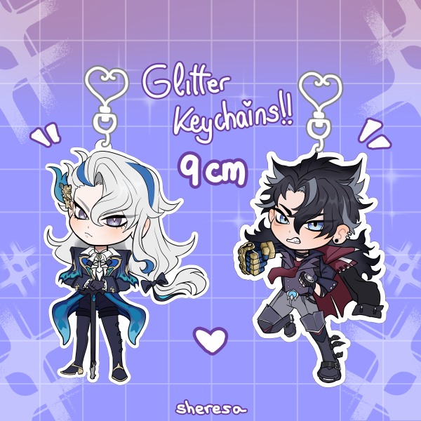 Wrio and Neuvi matching keychains