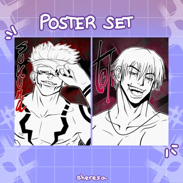 JJK print set