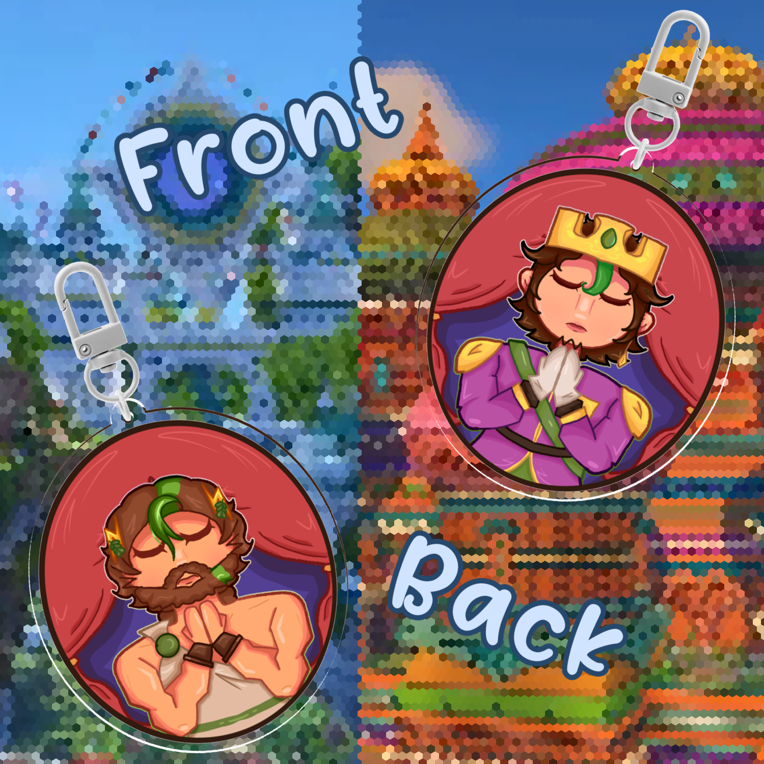 Double Sided Empires Smallishbeans Keychain