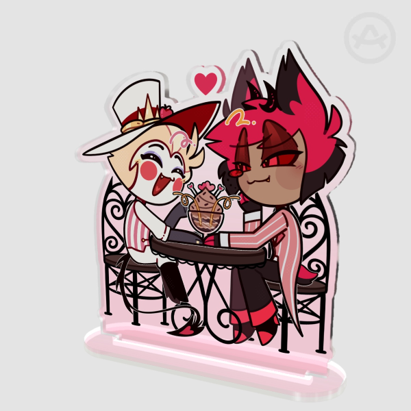 RadioApple Cafe Date || 10cm Standee