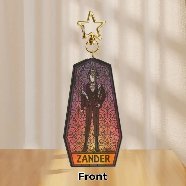 Zander Netherbrand TRANSPARENT Stained Glass Acrylic Keychain