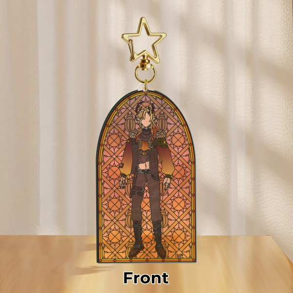 Apollo Bugman TRANSPARENT Stained Glass Acrylic Keychain