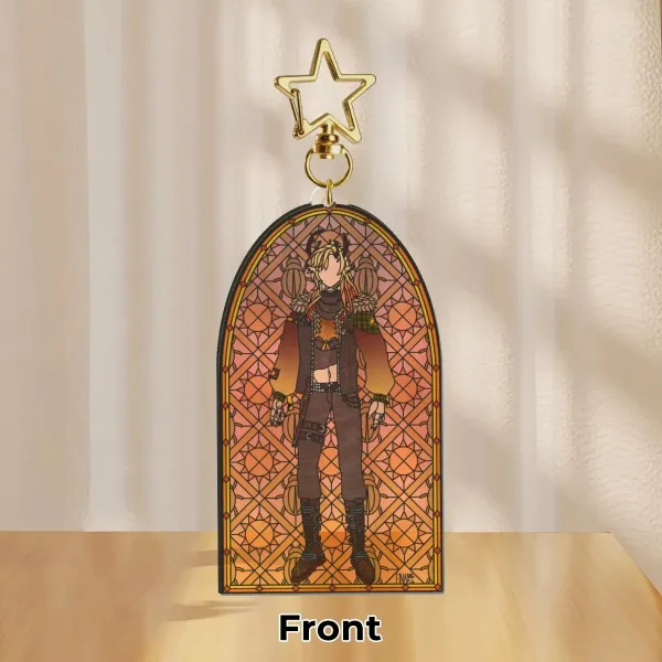 Apollo Bugman TRANSPARENT Stained Glass Acrylic Keychain