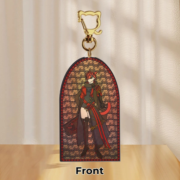 Caspurr Catacini TRANSPARENT Stained Glass Acrylic Keychain