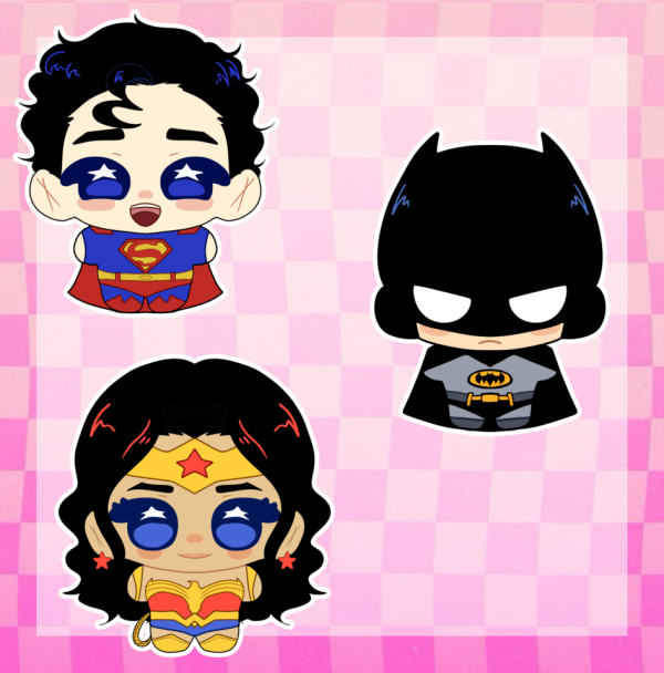 DC Trinity Phone Charm Set