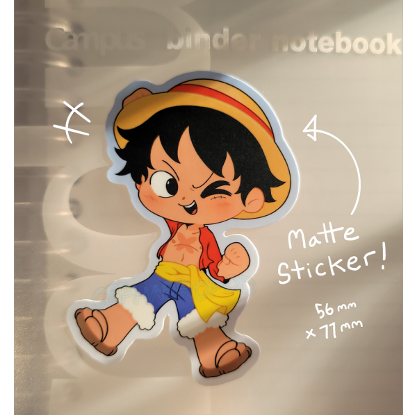 Luffy Cutie Sticker