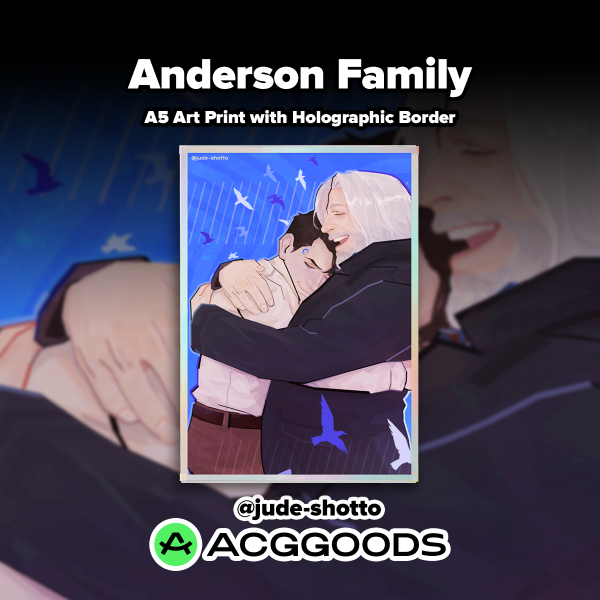 [DBH] Hank & Connor Family Art Print