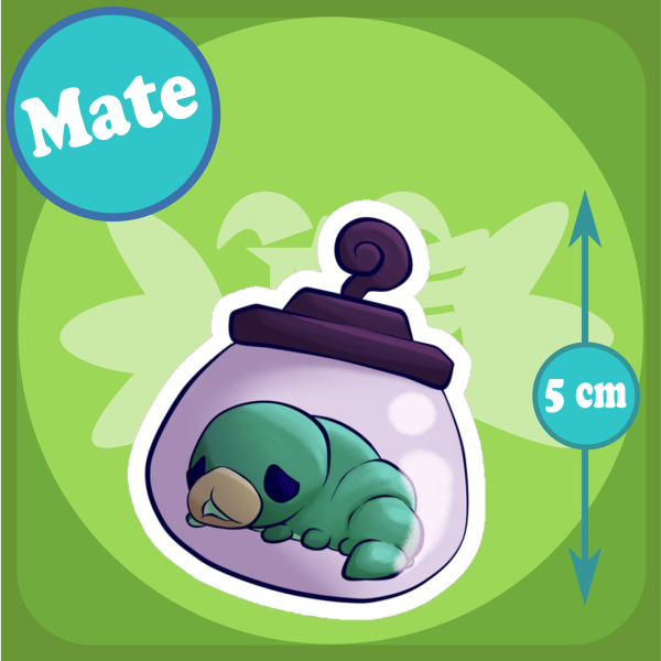 Grub Chibi - Pegatina / Sticker