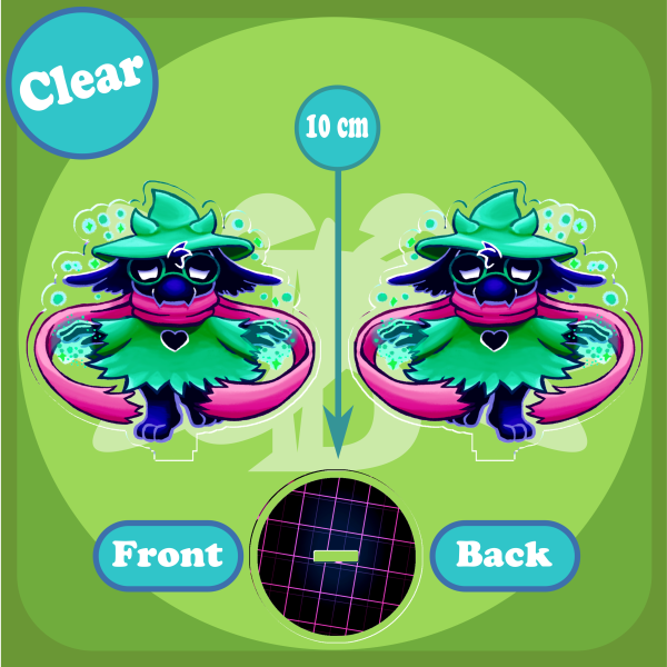 Ralsei Casting a Spell - Standee / Figura 2D