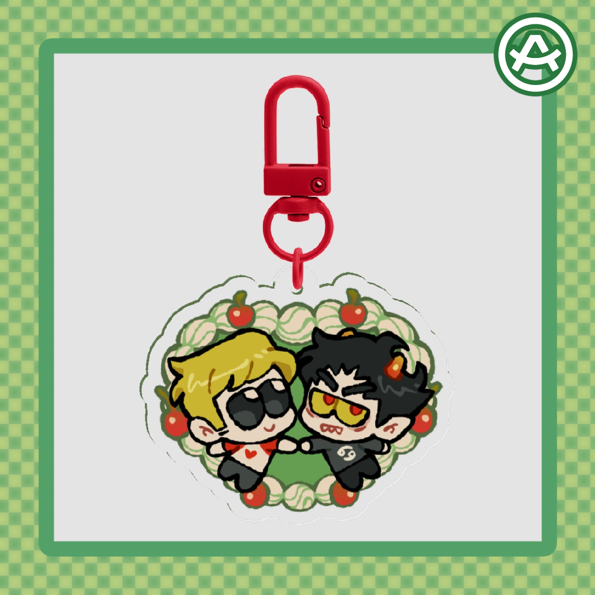 Davekat Cake acrylic keychain