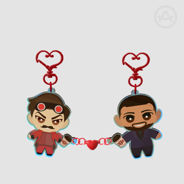 Stobotnic Couple Keychain
