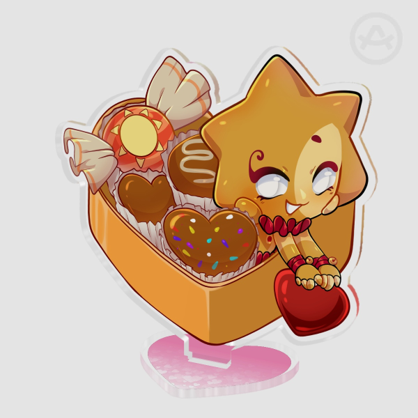 FNAF Daycare Attendant Sun Valentine's Day Chocolates Standee