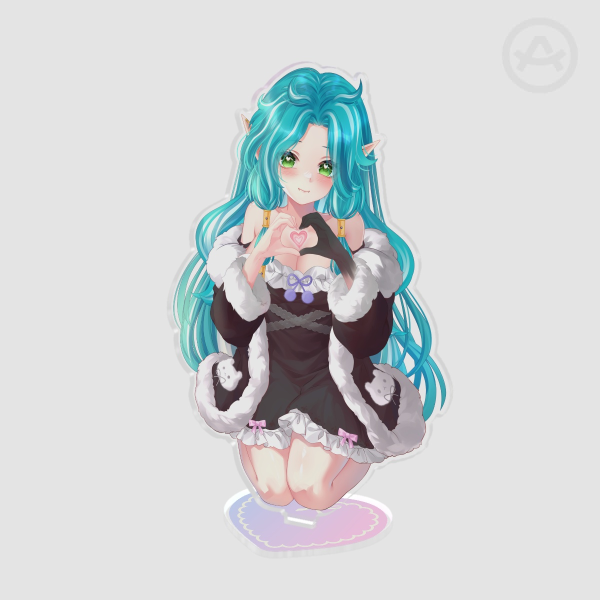 Cute Hearts Clear Acrylic Standee