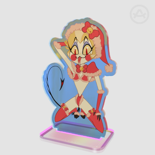 Cute Lingerie Lucifer Rainbow Acrylic Standee