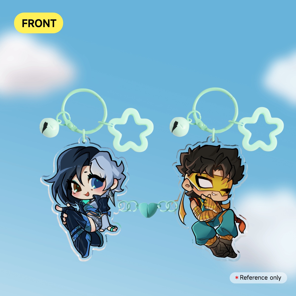 Luna Snow x Iron Fist Magnetic Keychains by mirumi - ACGGOODS