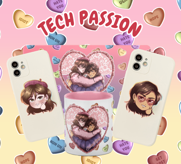 Scarlet Letters Heart Season "Tech Passion" Set