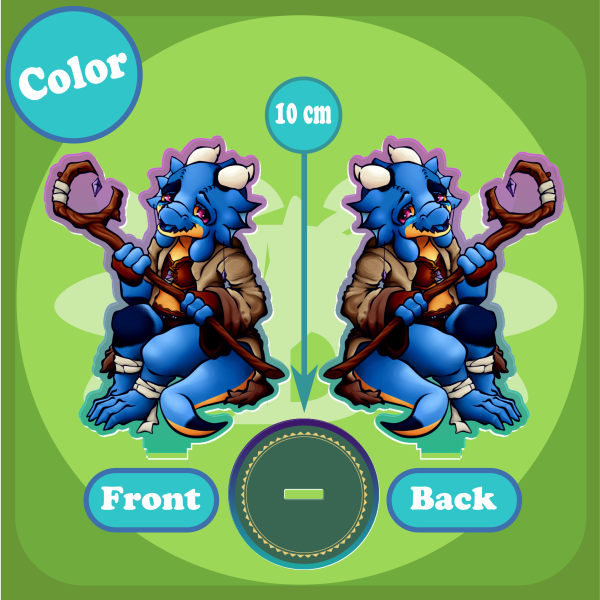 Blärliz the Kobold - Standee / Figura 2D (Color)