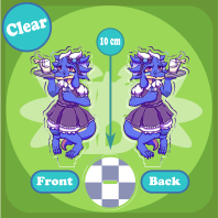 Blärliz Maid - Standee / Figura 2D (Clear)