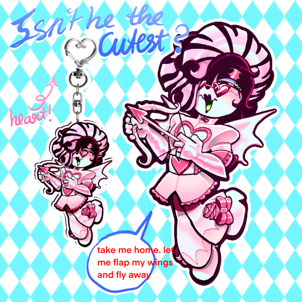 ✨💘Valentine's Sylvestre Keychain!