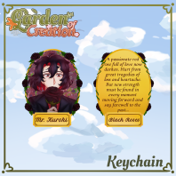 Mr. Kuroki - Garden of Creations Collab - Keychain