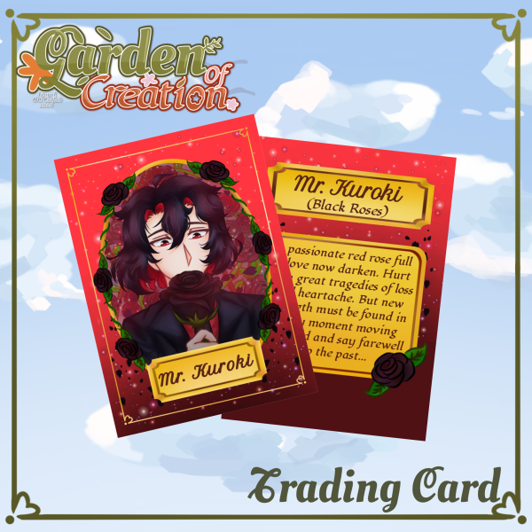 Mr. Kuroki - Garden of Creations Collab - Trading Card