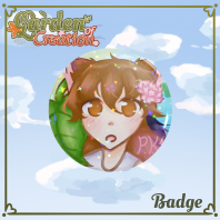 Pupkit - Garden of Creations Collab - Badge